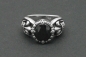 Preview: Gothic Ring Black Heart Lily