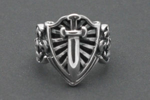 Ring Schwert und Schild Gothicschmuck